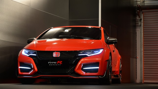 The concept car, ready to race stationary concept car