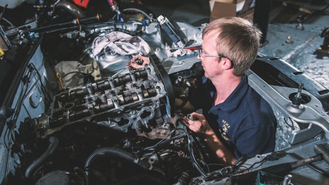 Dave Wilkins at Mission Motorsport Dave Wilkins at Mission Motorsport