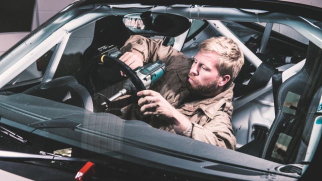 Mission Motorsport's Workshop manager, James Webley Mission Motorsport's Workshop manager, James Webley