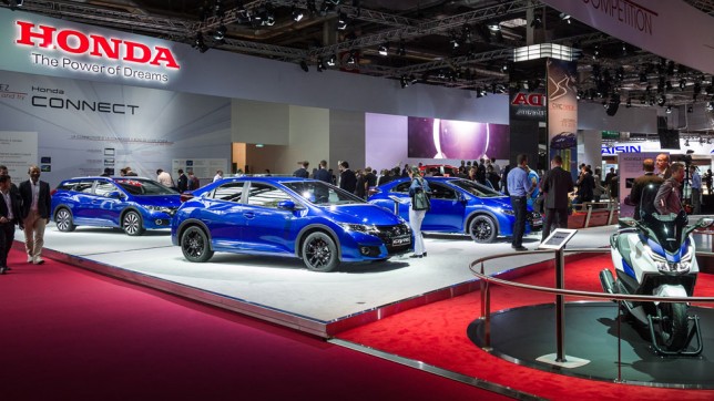 Civic Type R on display at the Paris Motor Show