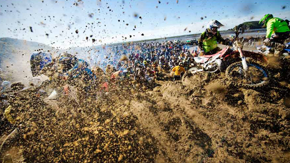 Weston Beach motorcycle race