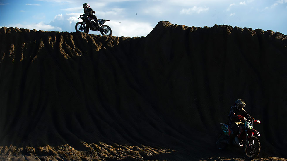 Weston Beach motorcycle race
