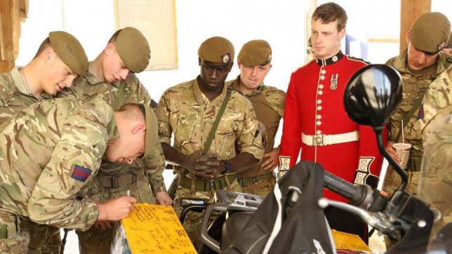 First Battalion Coldstream Guards showing support First Battalion Coldstream Guards showing support