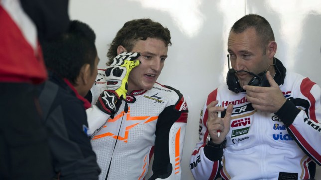 Jack Miller at the MotoGP Tests in Valencia