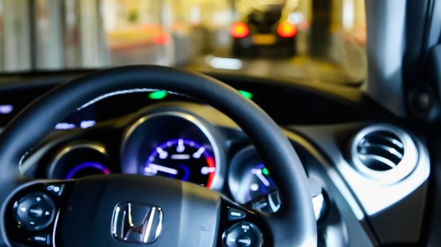 Civic Tourer steering wheel enters channel tunnel