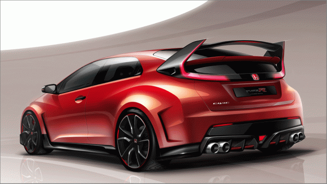 The Civic Type R prototype will be unveiled at the Geneva Motorshow