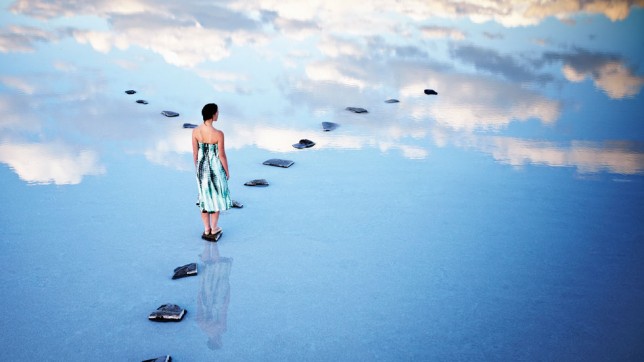 Dreams Woman walking on water