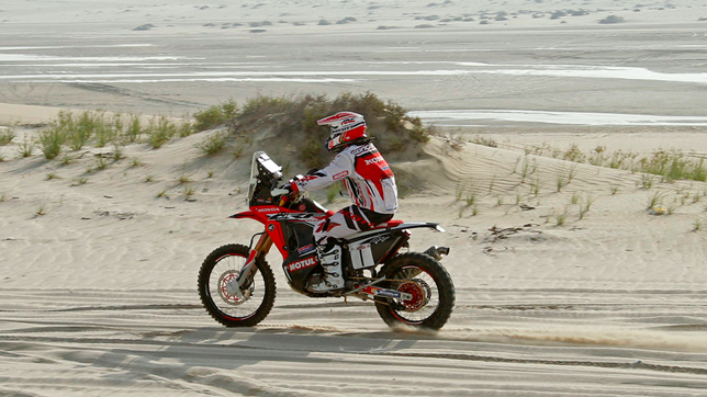 Honda HRC motorcycle rider