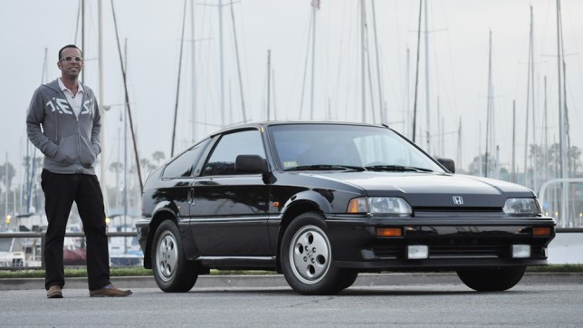 Hoffman with his CRX Si in 2012