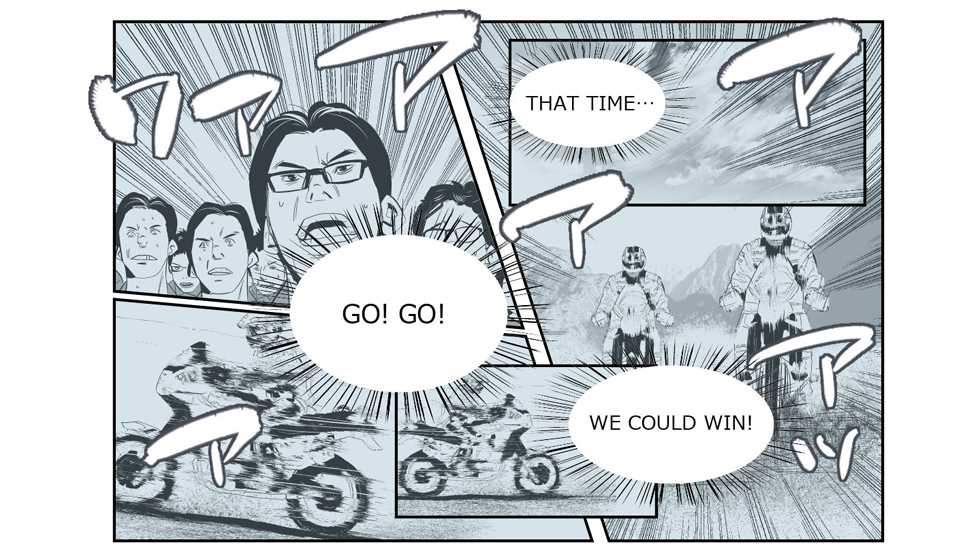 The Road to Dakar manga The Road to Dakar manga