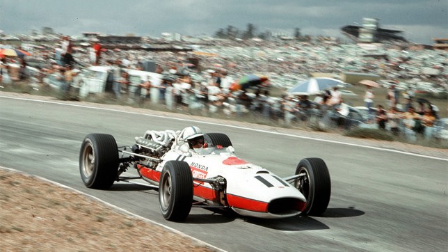 McLaren-Honda JohnSurtees winning Italian Grand Prix 1967