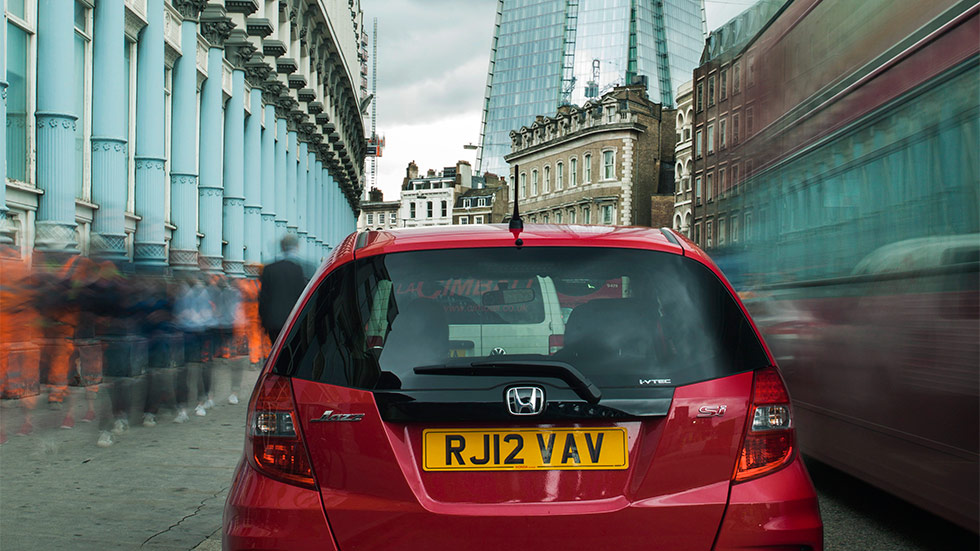Renzo Piano's Shard and Honda Jazz By Mark Bramley Renzo Piano's Shard and Honda Jazz By Mark Bramley