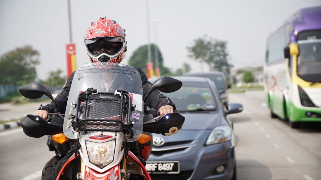 Steph Jeavons on motorcycle around the world