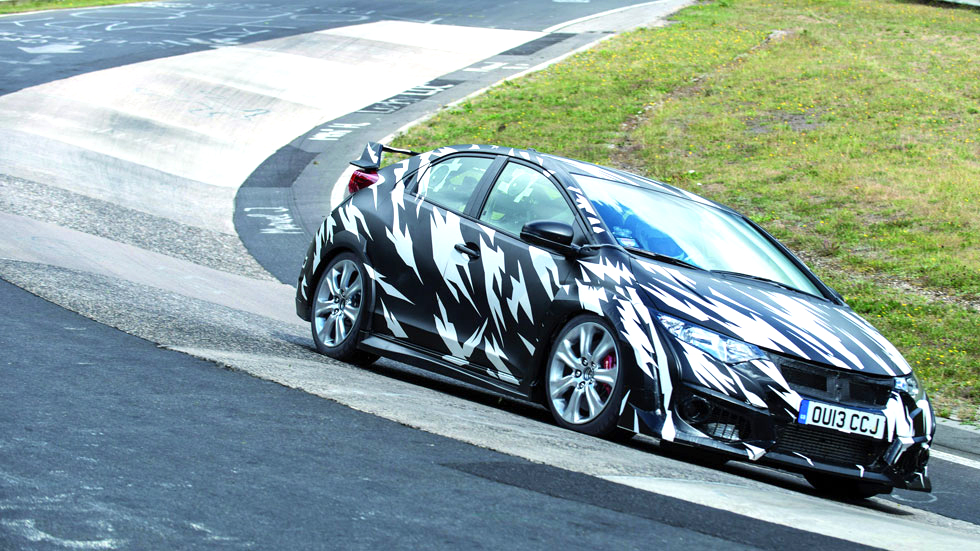 Civic Type R prototype at Nurburgring