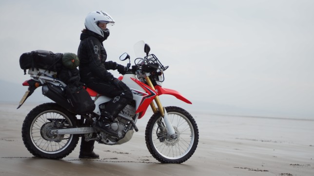 Steph Jeavons and Honda CRF250L by Neil Carey