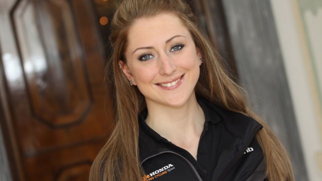 Laura Trott at the Wiggle Honda Pro Cycling Experience