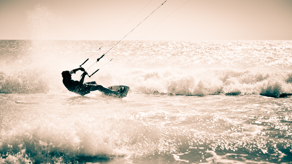 Kite surfing