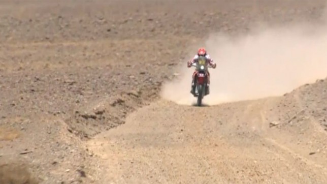 Honda motorcycle at Dakar Rally 2015